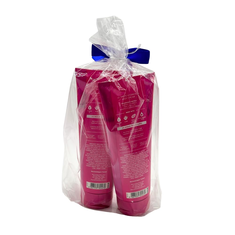 Rich Bath & Body Works Pink cream texture on skin shows hydration