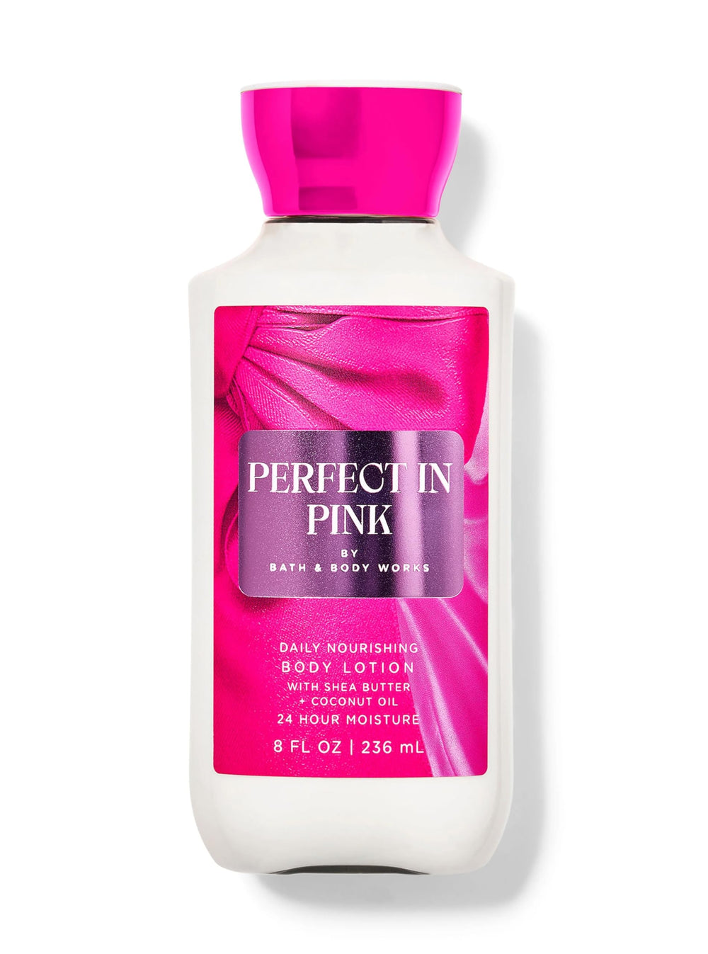 Bath & Body Works Perfect in Pink lotion set bottles deliver smooth skin and lasting moisture