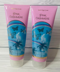 Bath & Body Works Pink Cashmere pack shot with two 8 oz jars for daily use.
