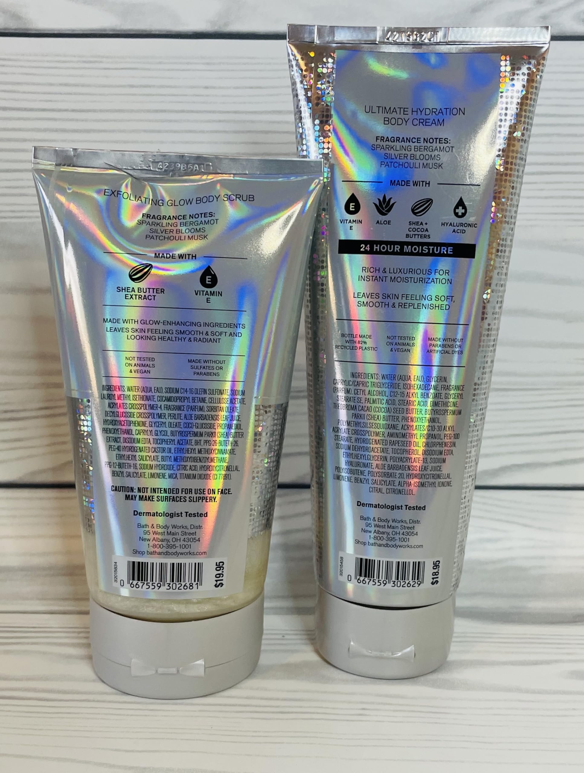 Bath and Body Works Platinum Ultimate Hydration Set fragrance notes guide your routine