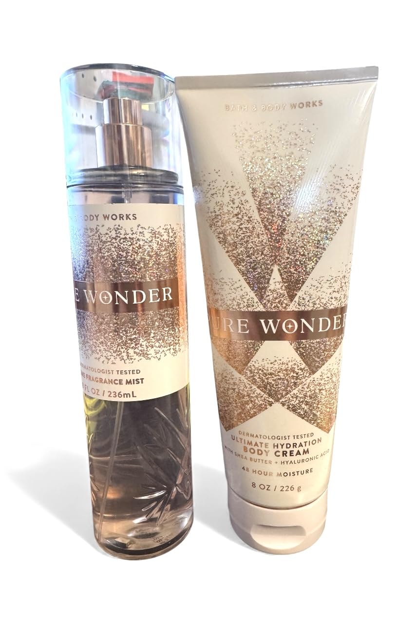 Bath & Body Works Pure Wonder body lotion bottle for silky, hydrated skin