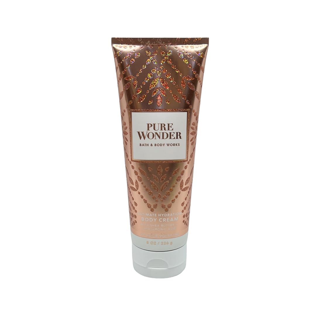 Bath and Body Works Pure Wonder body lotion tube delivering quick-absorb moisture.