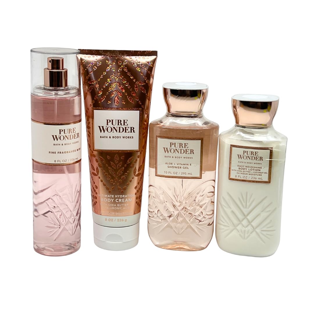 Bath and Body Works Pure Wonder fragrance mist bottle for a refreshing daily spritz.