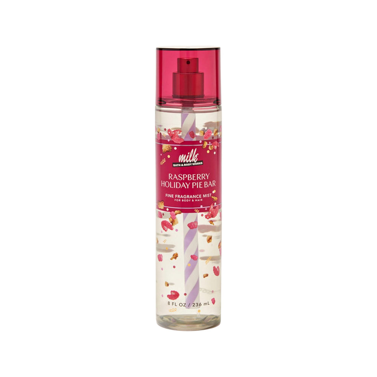 Bath & Body Works Raspberry Holiday Pie Bar fragrance mist bottle pump for daily refresh