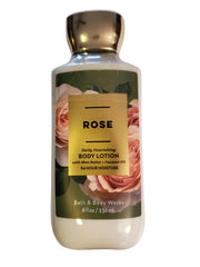 Bath & Body Works Rose body lotion bottle with rich moisture for soft skin
