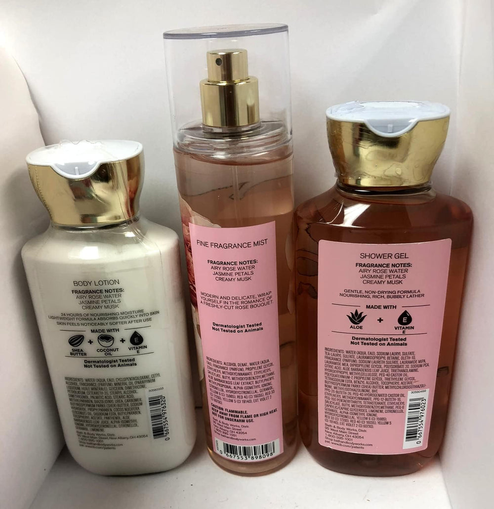 Bath & Body Works Rose Body Lotion moisturizes skin after shower for lasting softness