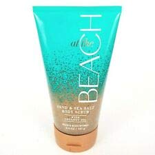 Bath and Body Works scrub image features coconut water and walnut shells for gentle exfoliation