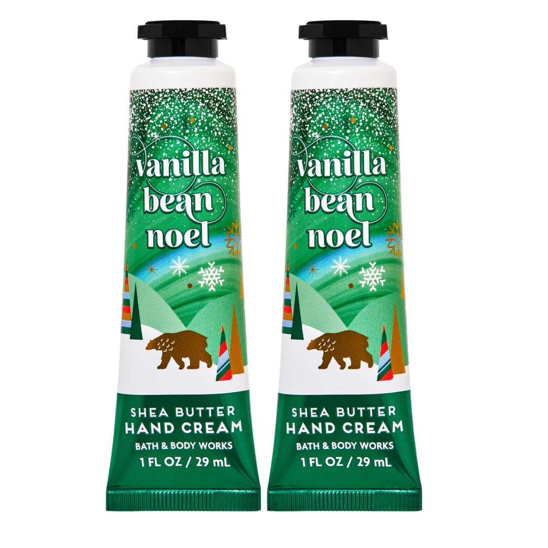 Bath and Body Works Shea Butter Hand Cream travel size front view for on-the-go moisture.