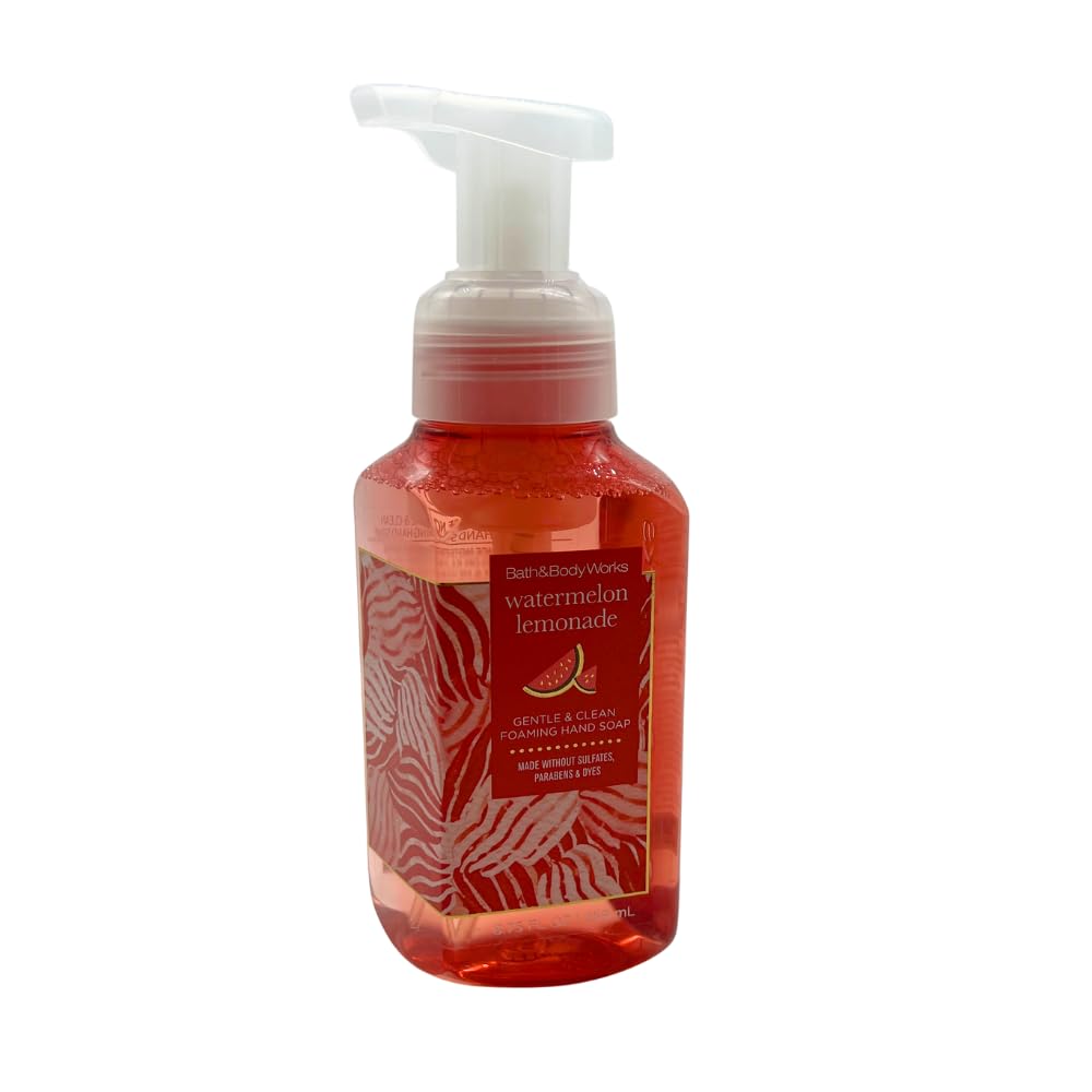 Shelf display image—easy to spot Bath & Body Works hand soap.