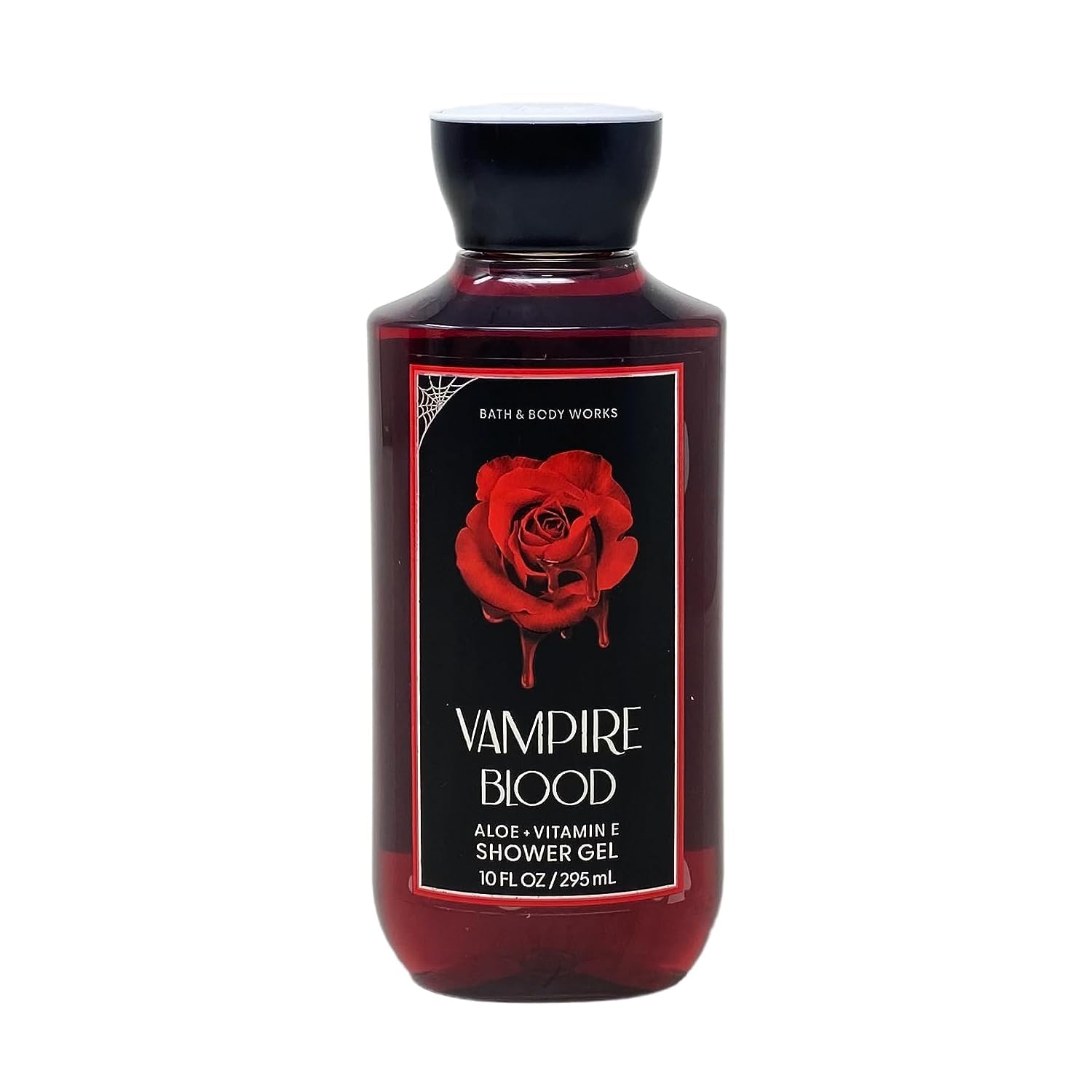 Bath & Body Works Vampire Blood shower gel bottle showcasing luxurious lather for daily cleansing