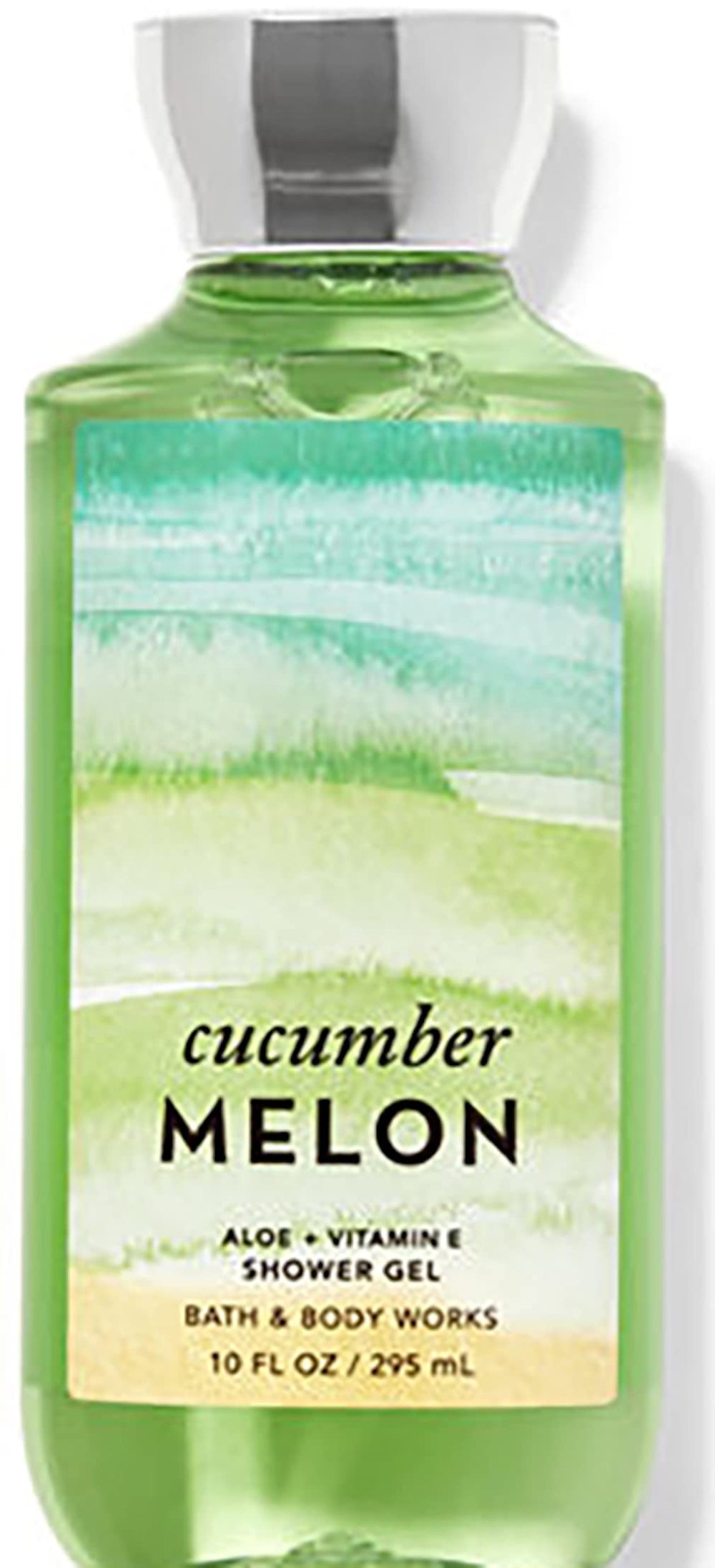 Bath & Body Works Signature Shower Gel in Cucumber Melon, refreshing lather that leaves skin feeling soft.