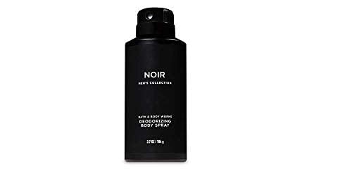 Bath & Body Works Signature Men Noir deodorizing spray mist in action for lasting scent.
