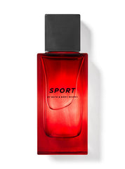 Bath and Body Works Sport Cologne bottle, red design, ideal for active daily wear.