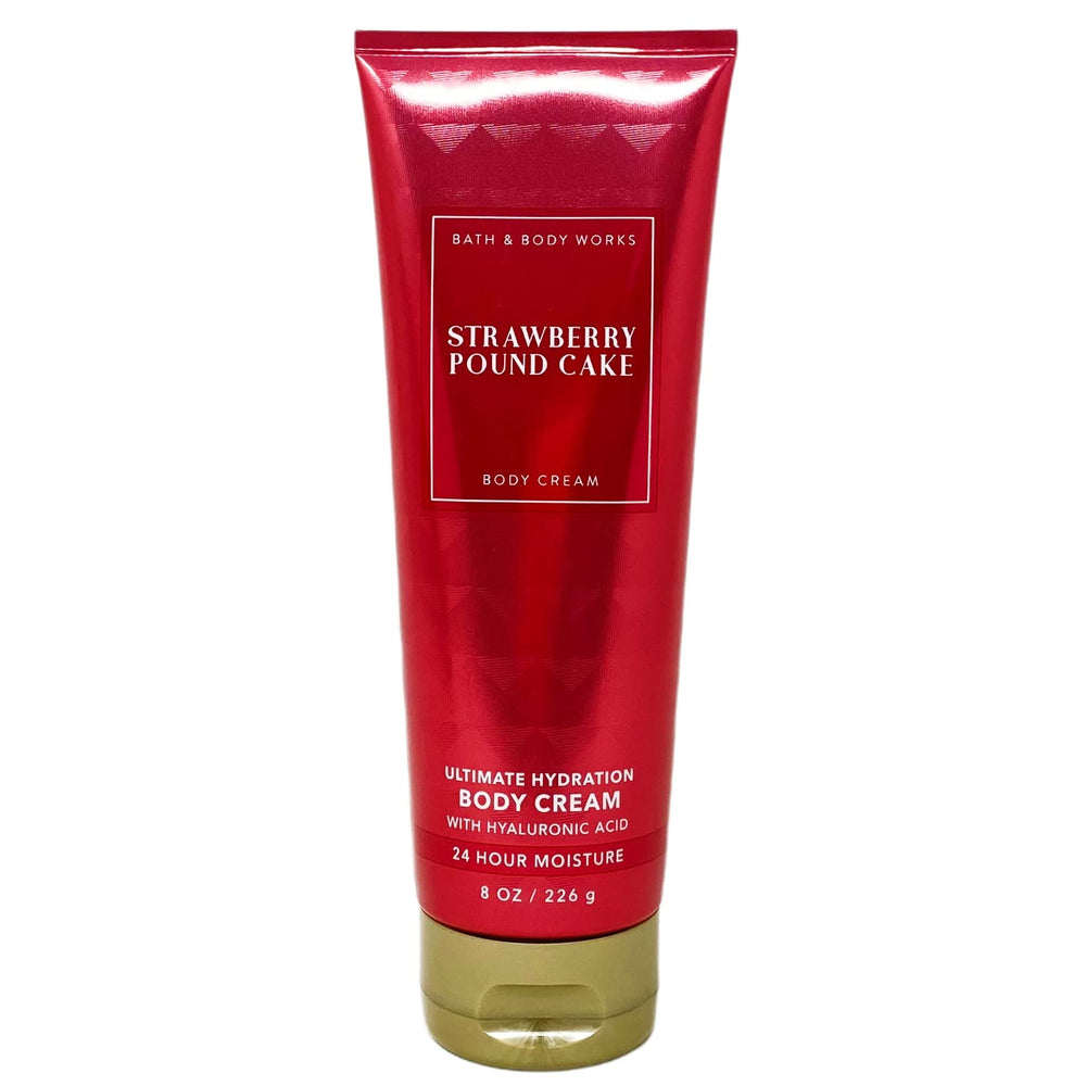 Bath & Body Works Strawberry Pound Cake Body Cream for lasting hydration and aroma