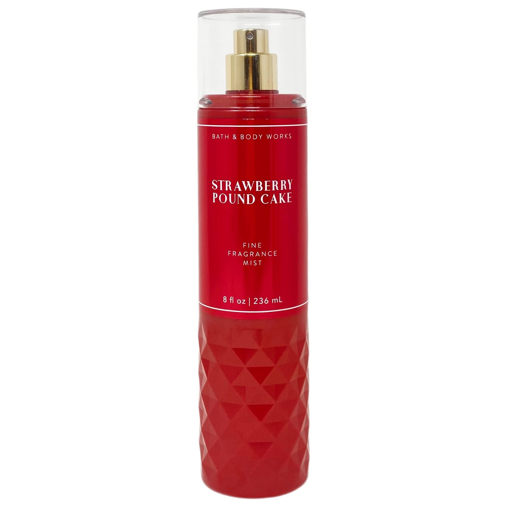 Bath & Body Works Strawberry Pound Cake Fine Fragrance Mist bottle for all-day fragrance