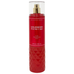 Bath & Body Works Strawberry Pound Cake Fine Fragrance Mist bottle for all-day fragrance