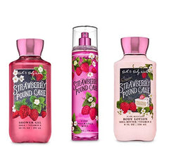 Bath and Body Works Strawberry Pound Cake Shower Gel with refreshing cleanse and dessert aroma