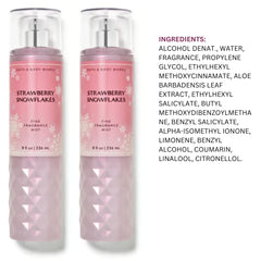 Bath & Body Works Strawberry Snowflakes gift box showcases a ready-to-gift fragrance set.