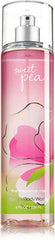 Bath & Body Works Sweet Pea Fragrance Mist 8 oz lifestyle image for everyday refresh