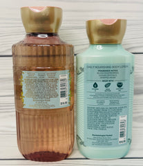 Bath & Body Works Sweetest Song 2-piece set display for home pampering