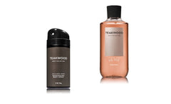 Bath and Body Works Teakwood deodorizing body spray for long-lasting freshness.