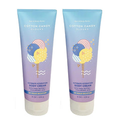 Bath and Body Works Ultimate Hydration Body Cream in Cotton Candy Clouds bottle with rich moisturizing scent