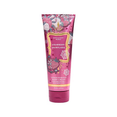 Bath and Body Works Ultimate Hydration Body Cream Gift Set Strawberry Snowflakes on display for daily moisture