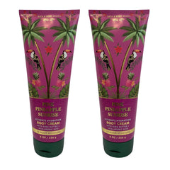 Bath & Body Works Ultimate Hydration Body Cream Pink Pineapple Sunrise bottle for deep hydration