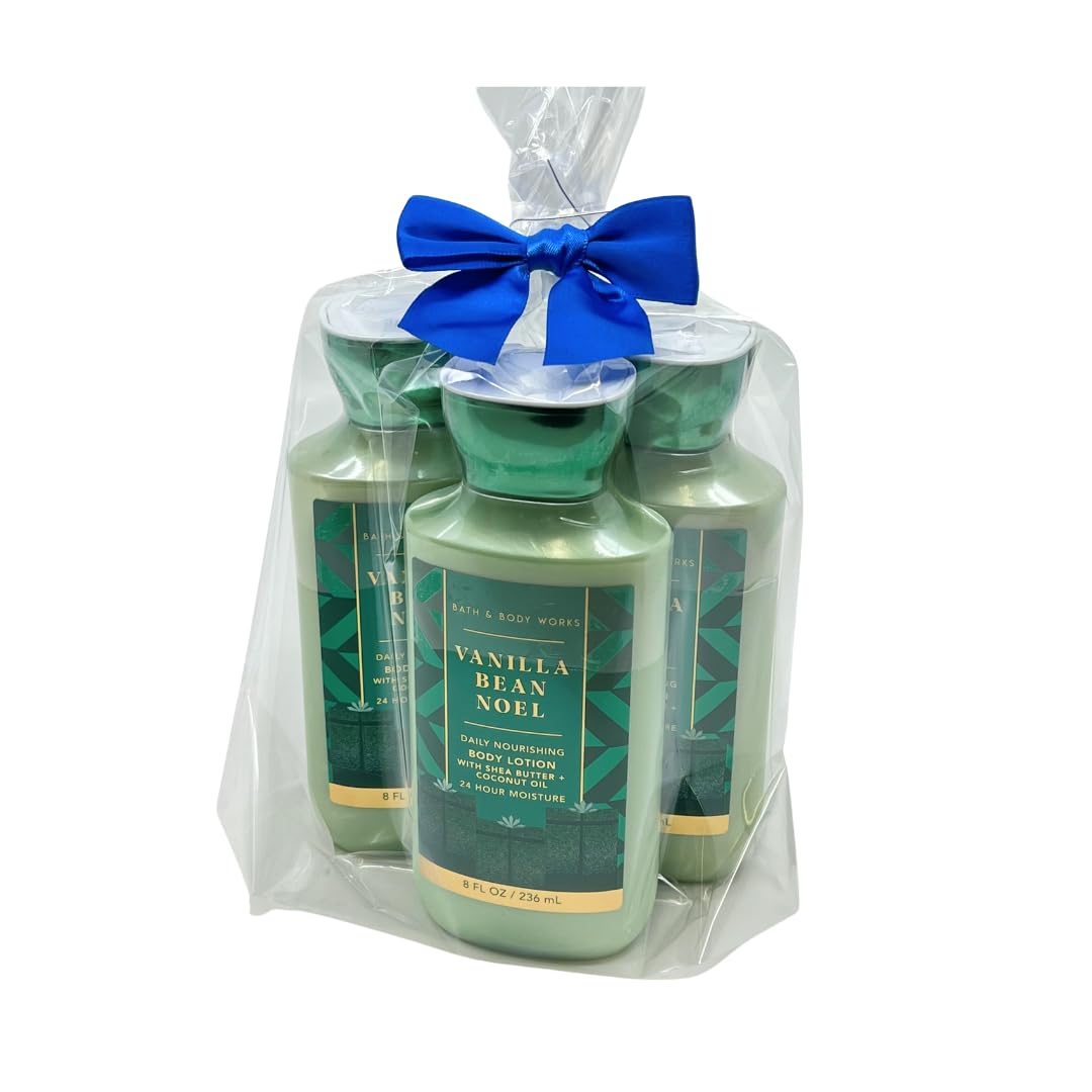 Vanilla Bean Noel fragrance notes with caramel warmth for holiday ambiance.
