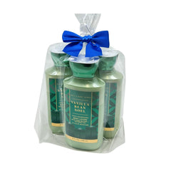 Vanilla Bean Noel fragrance notes with caramel warmth for holiday ambiance.