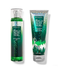 Bath and Body Works Vanilla Bean Noel gift set with mist and cream for a cozy seasonal scent.