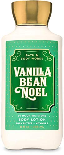 Bath & Body Works Vanilla Bean Noel 3-pack box highlighting seasonal scent and gift-ready set.