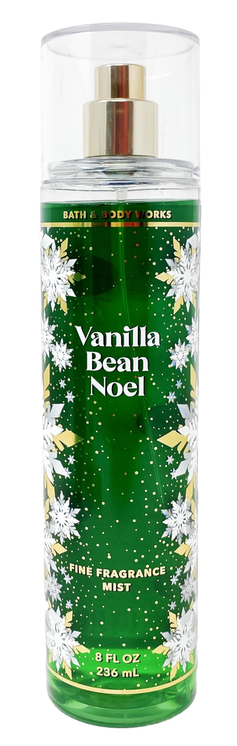 Bath & Body Works Vanilla Bean Noel lotion on hand for silky moisture.