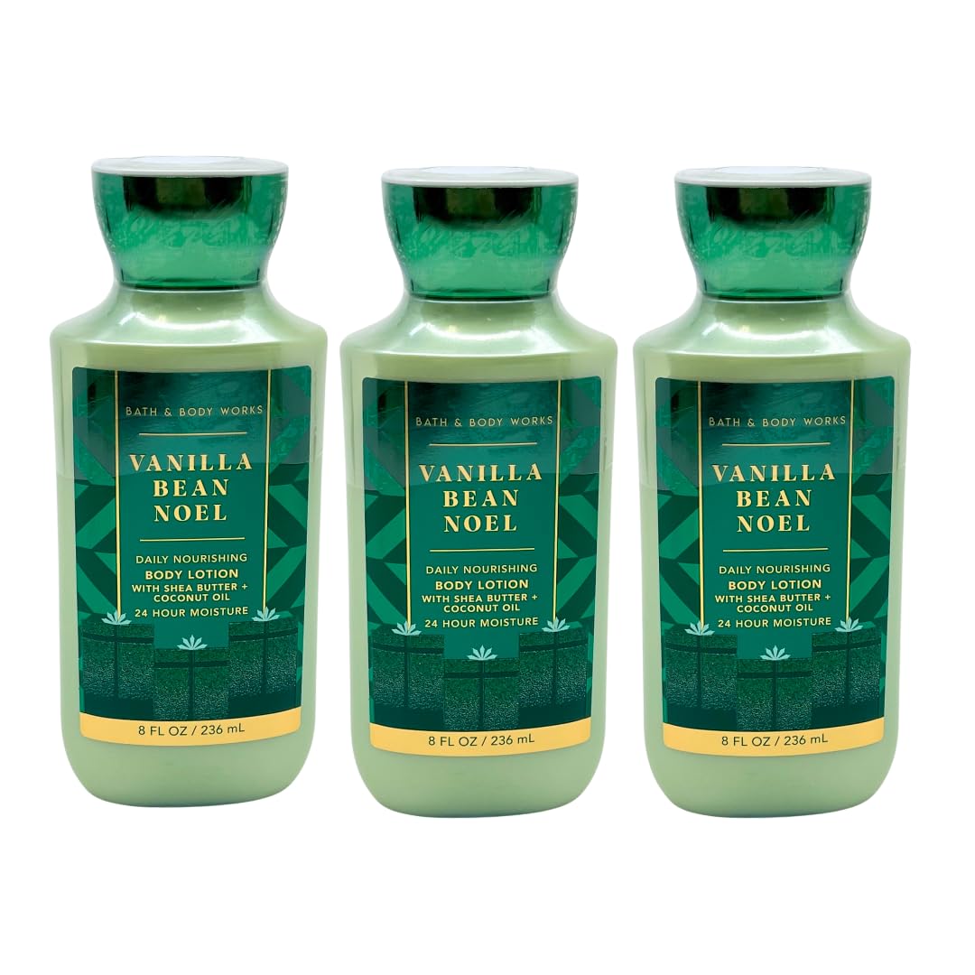 Vanilla Bean Noel lotion quickly absorbs for smooth, non-greasy skin.