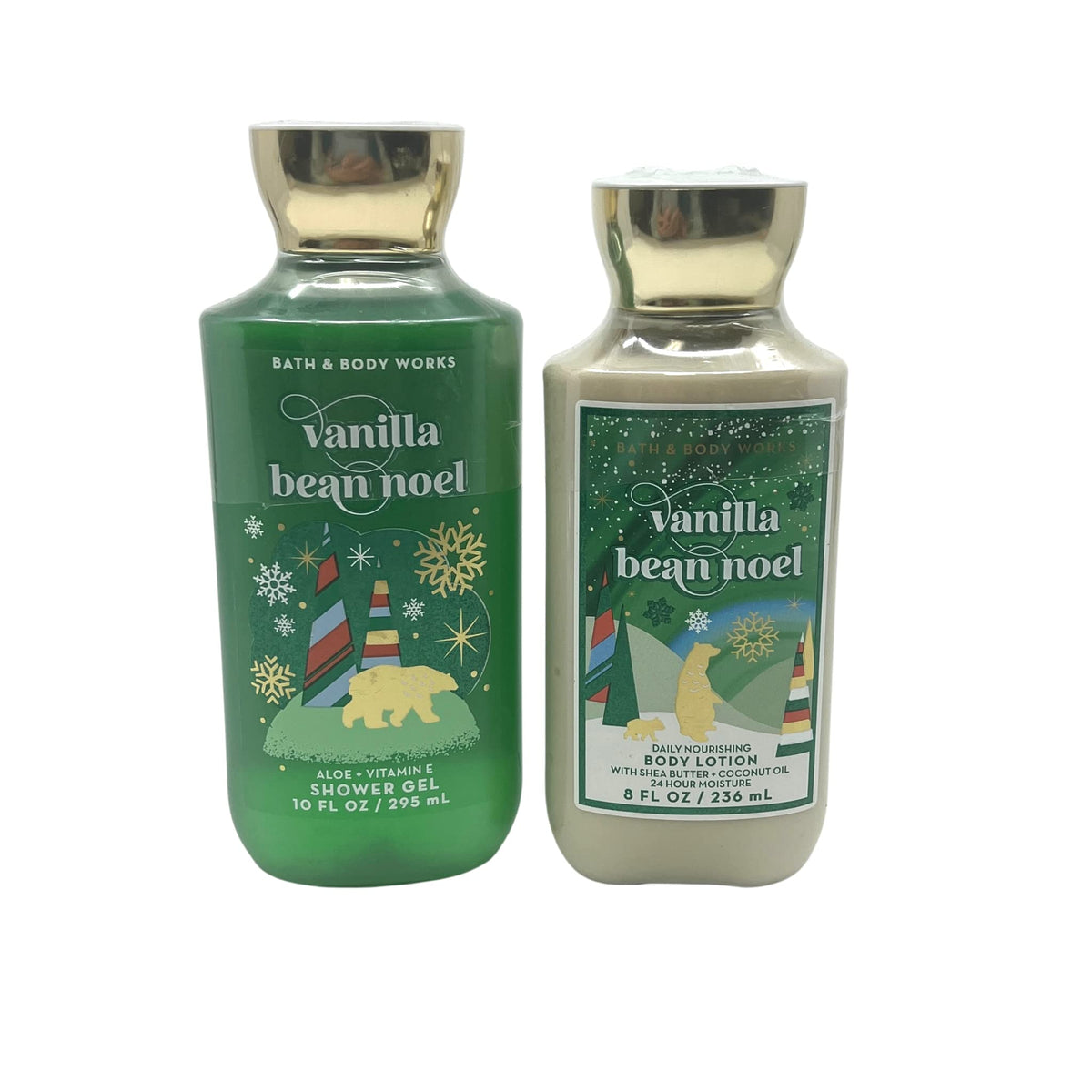 Bath & Body Works Vanilla Bean Noel shower gel with rich moisturizing lather