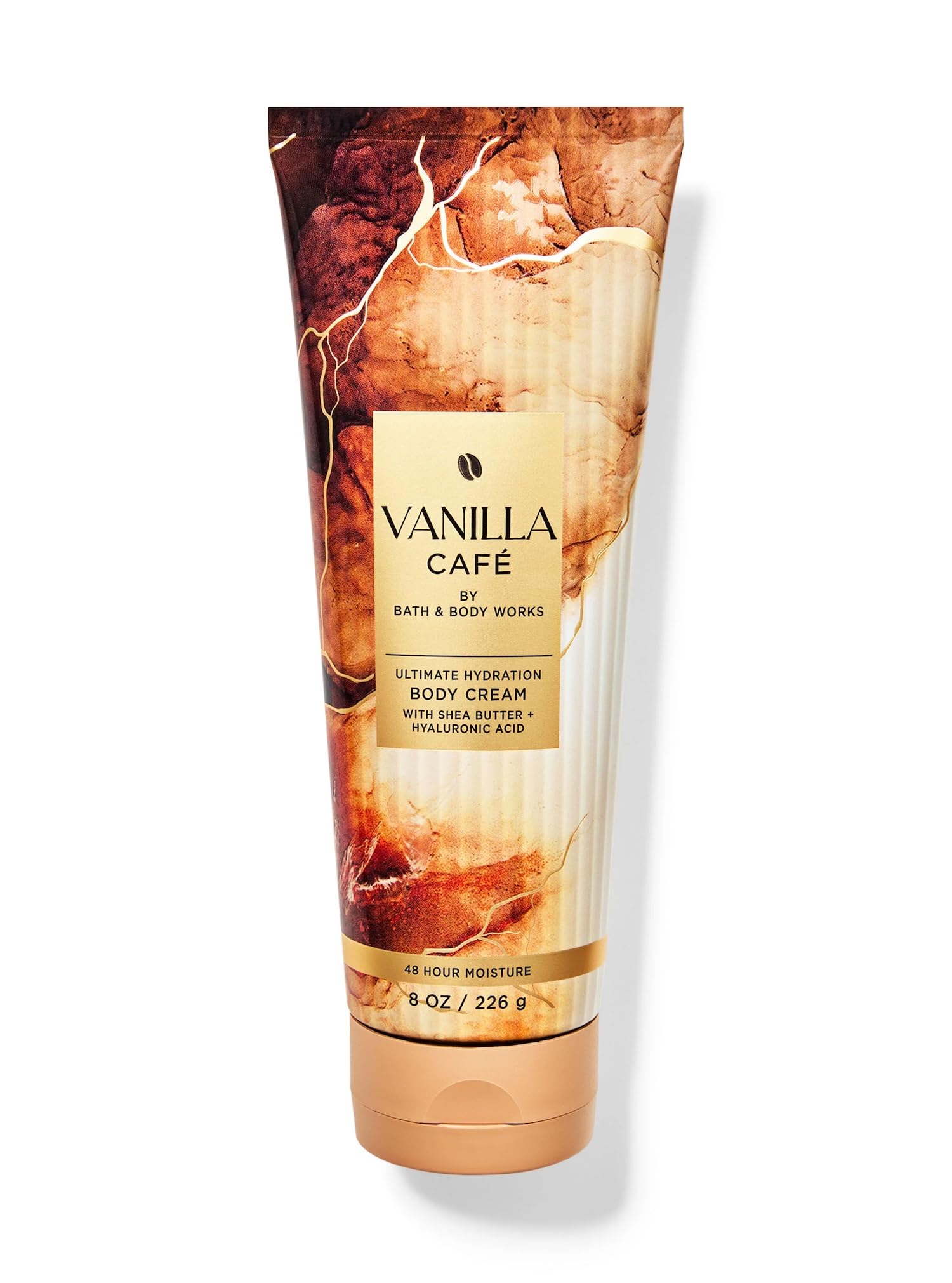 Bath & Body Works Vanilla Café Ultimate Hydration Body Cream jar offering daily nourishment for soft, smooth skin.