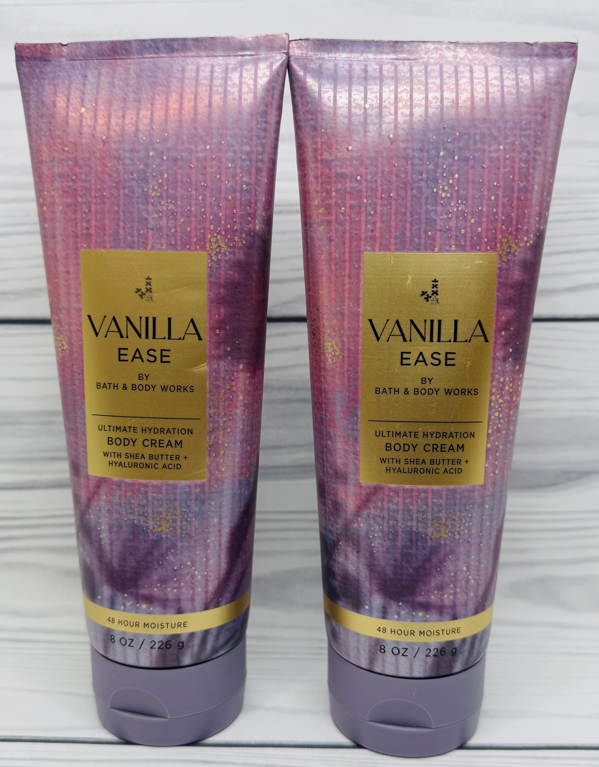 Bath and Body Works Vanilla Ease Hydration Cream texture glides on skin and nourishes.
