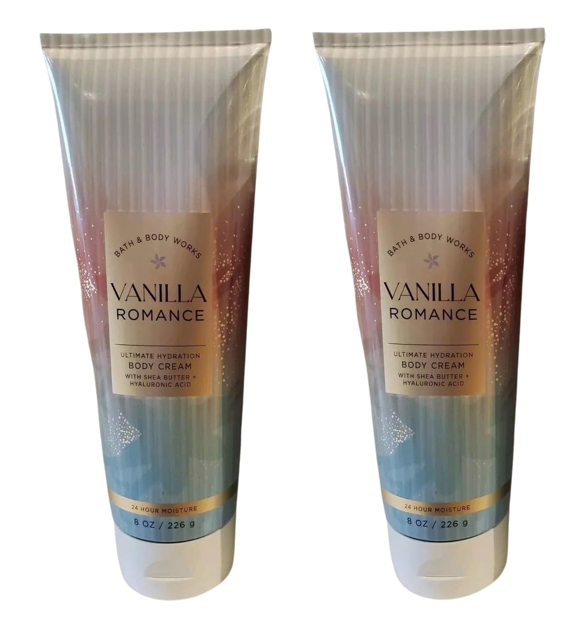 Bath & Body Works Vanilla Romance Ultimate Hydration Body Cream 2-pack nourishes skin