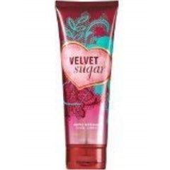 Bath and Body Works Velvet Sugar swirl shows smooth texture and fast absorption.