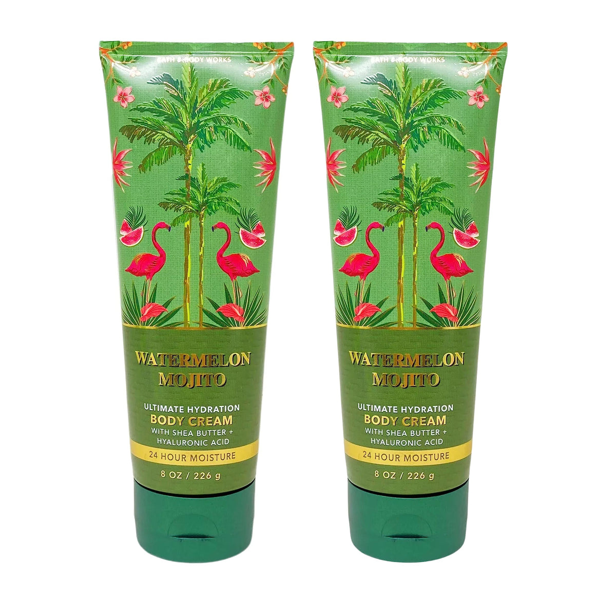 Bath & Body Works Watermelon Mojito Ultimate Hydration Body Cream 2-pack for revitalized skin