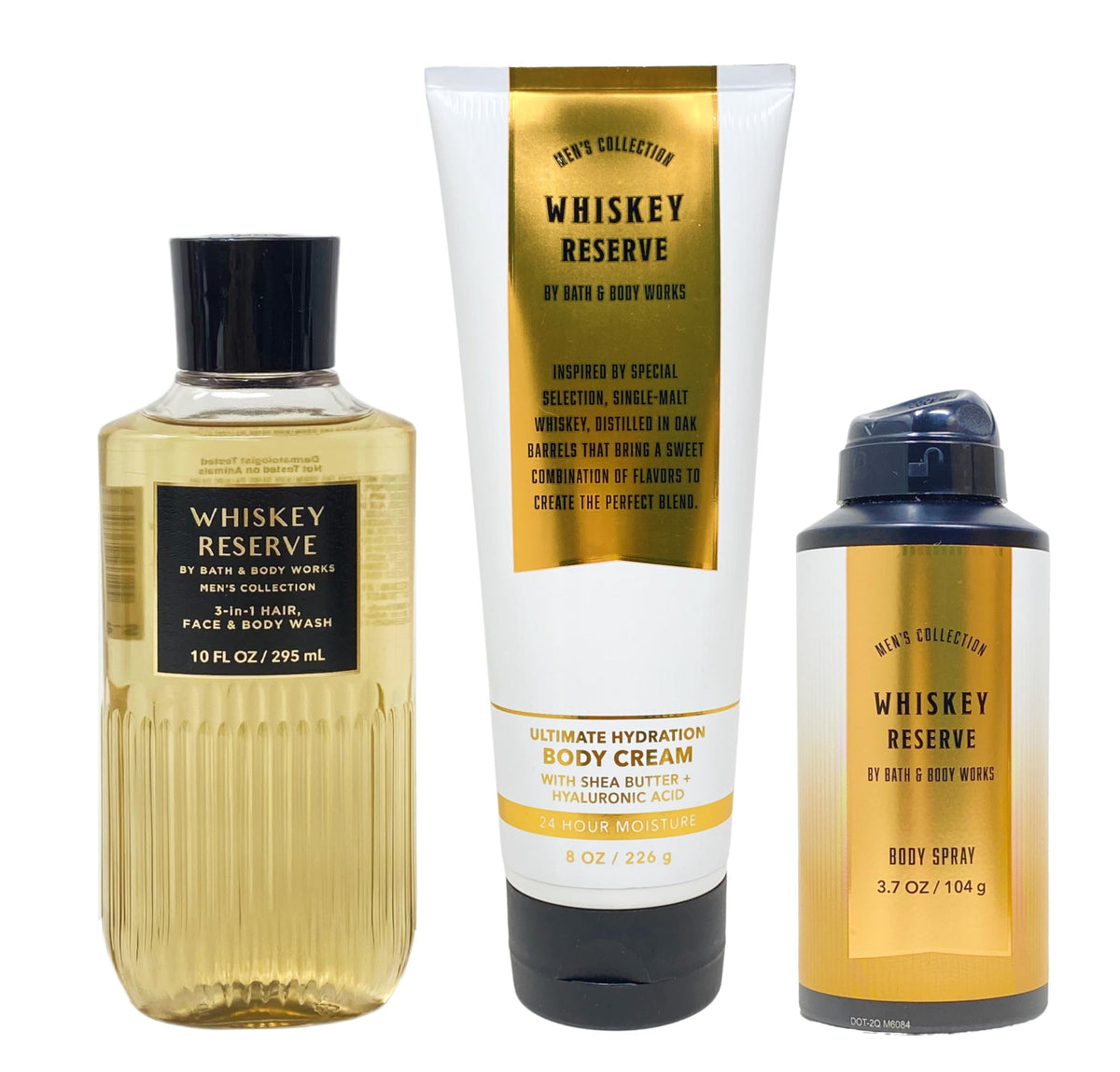 Bath & Body Works Whiskey Reserve 3-in-1 wash bottle for versatile grooming