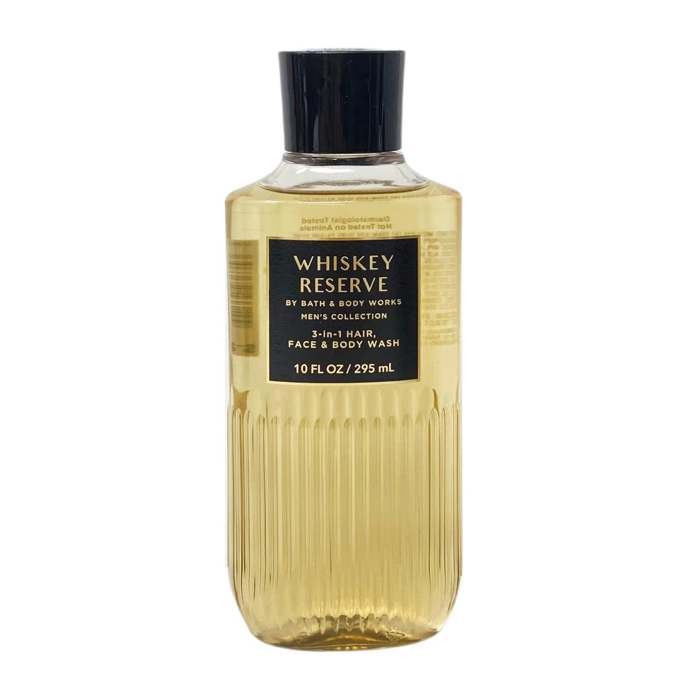 Bath & Body Works Whiskey Reserve deodorizing spray bottle for long-lasting freshness