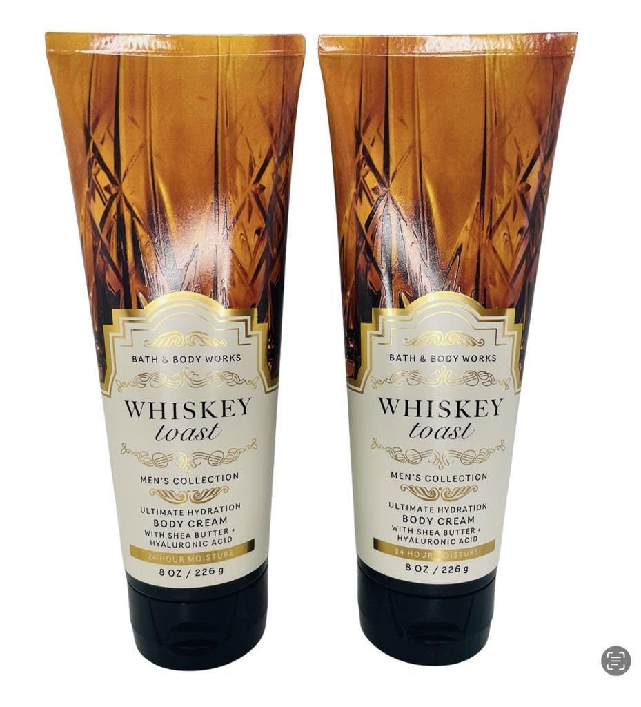 Bath & Body Works Whiskey Toast bottle for daily moisture and smooth, nourished skin.