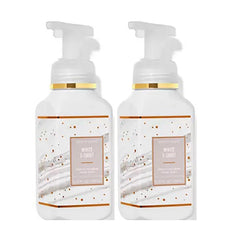 Bath & Body Works White T-Shirt soap bottles in a 2-pack with creamy foam for gentle everyday use.