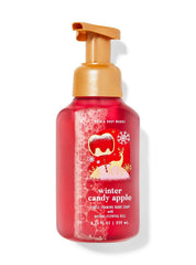 Bath & Body Works Winter Candy Apple foam close-up with rich lather.