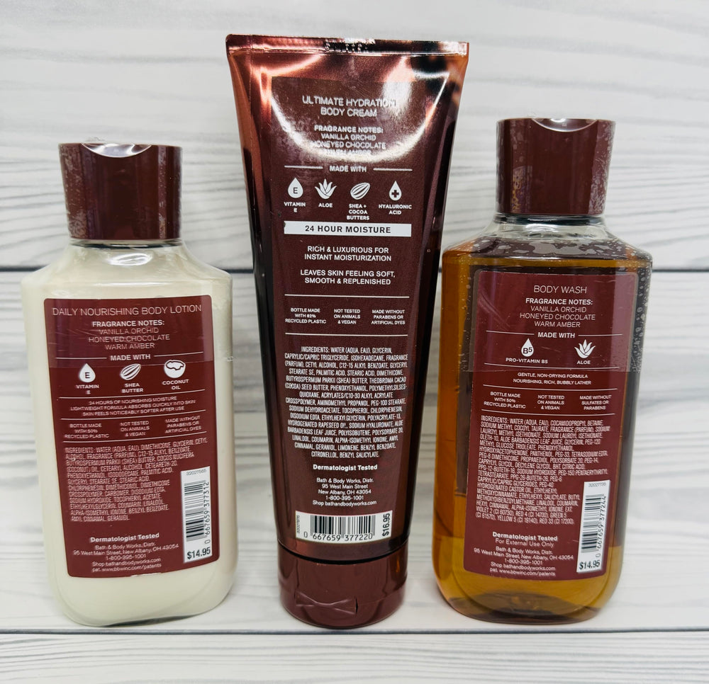 Bath & Body Works Chocolate Amber Body Cream jar for deep hydration.
