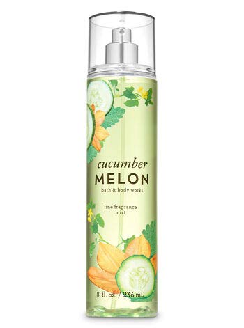 Bath & Body Works Cucumber Melon body lotion pump, quick-absorb moisture and soft scent.