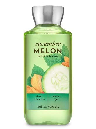 Bath & Body Works Cucumber Melon shower gel tube with silky lather and bright fragrance.