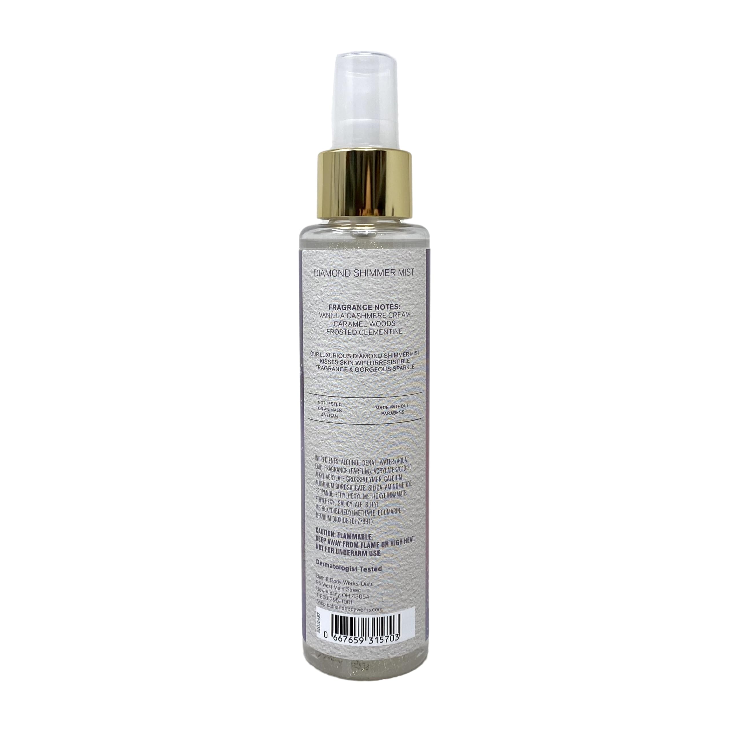 Bath & Body Works Diamond Shimmer Mist spray for radiant scent and light shimmer