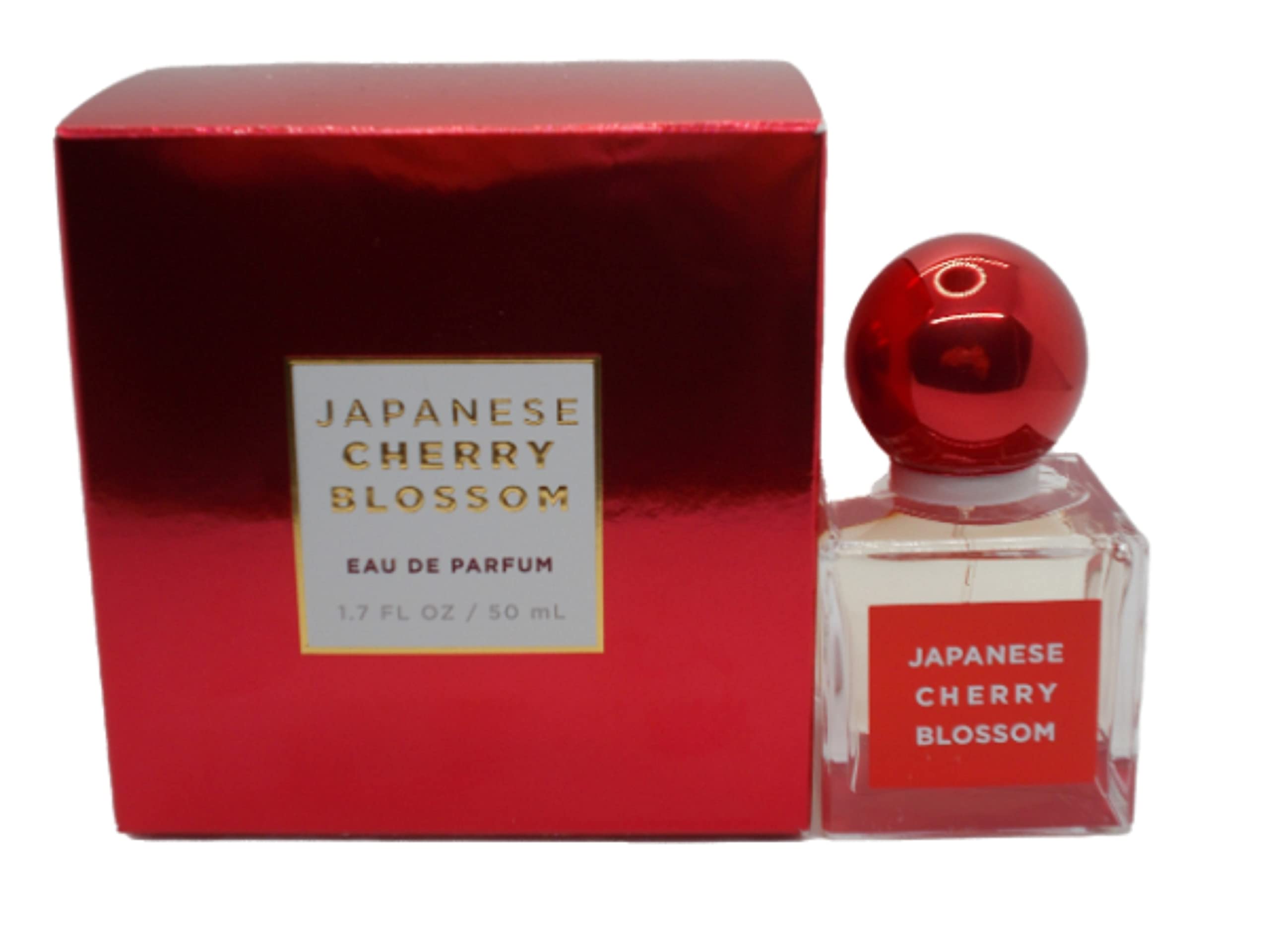 Bath & Body Works Japanese Cherry Blossom EDP bottle, front view for daily elegance.